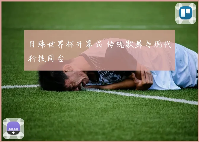日韩世界杯开幕式 传统歌舞与现代科技同台